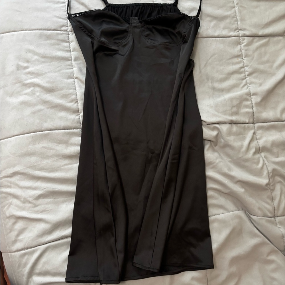 Elegant Black Slip Dress
